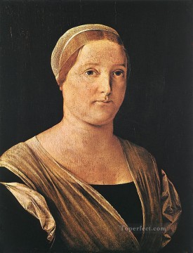 portrait of a woman 1655 Painting - Portrait of a Woman Renaissance Lorenzo Lotto